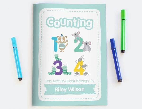 counting number activity books