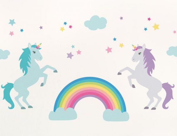 Unicorn wall stickers for kids
