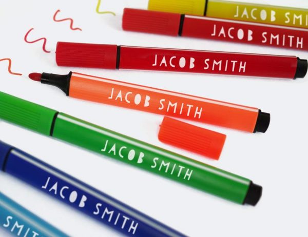 Personalised Coloured Markers | Back to school supplies