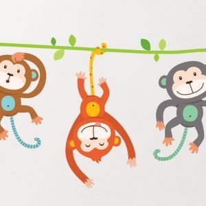 Cheeky Monkeys Wall Stickers